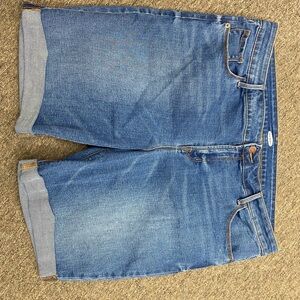Old Navy Women's Blue Denim Bermudas